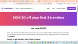 WorldRemit coupon verification screenshot