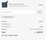 SAVE15NOW coupon verification screenshot