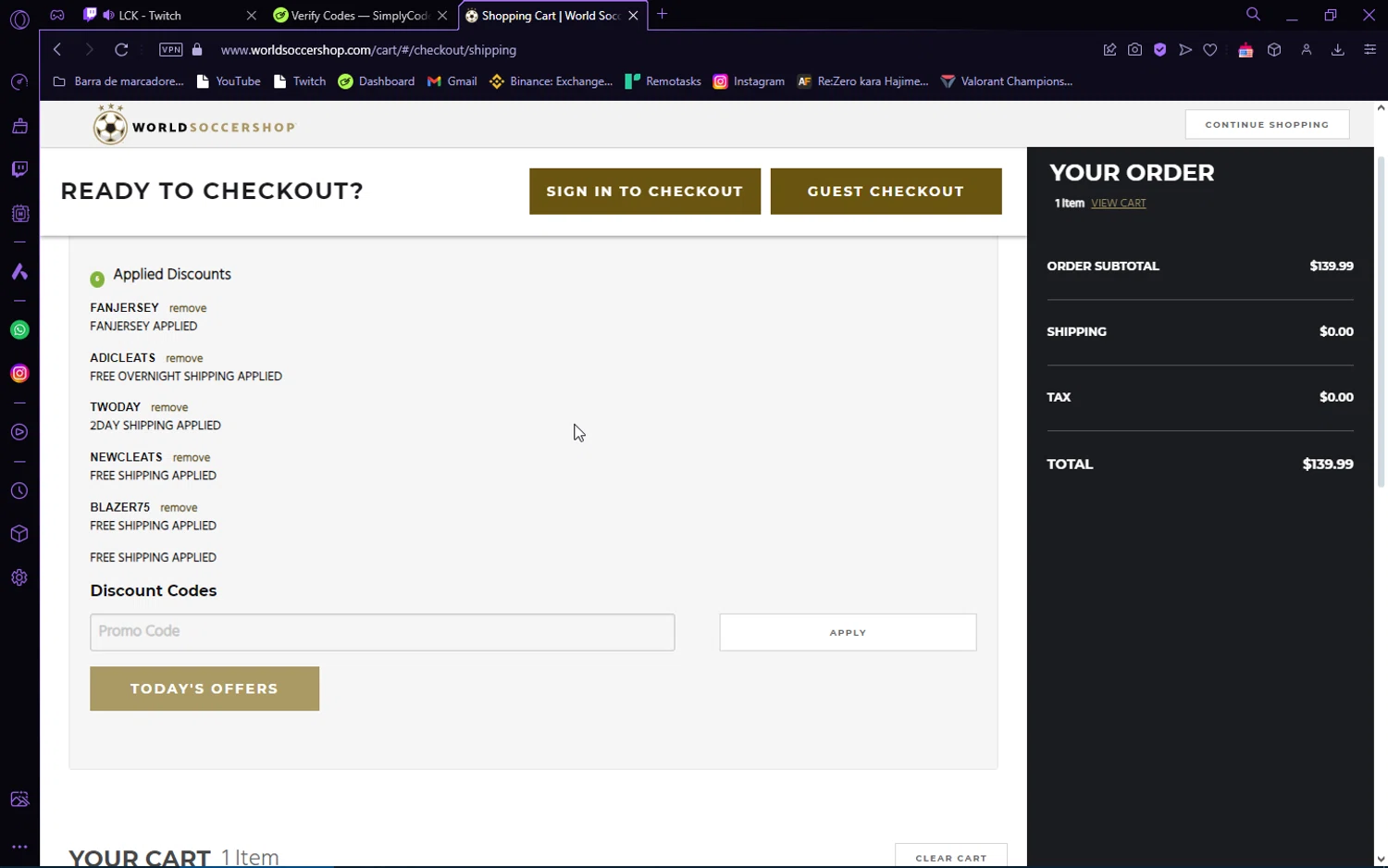 World Soccer Shop Promo Codes 20 Off September 2024