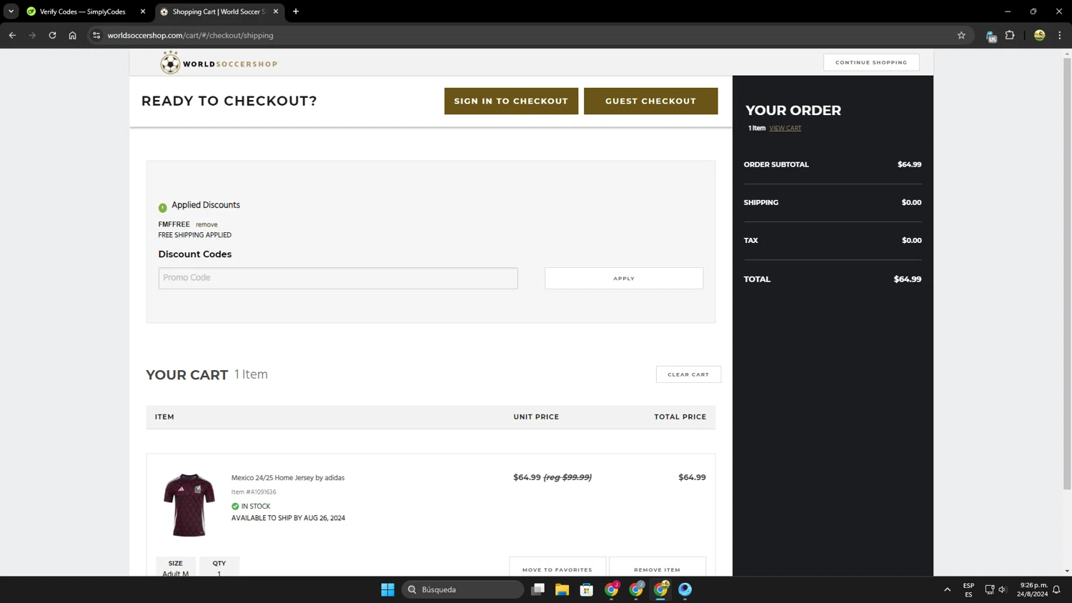 World Soccer Shop Promo Codes 20 Off September 2024