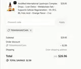 TRINHNHANTOAN coupon verification screenshot