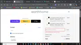 Worth Home Products coupon verification screenshot