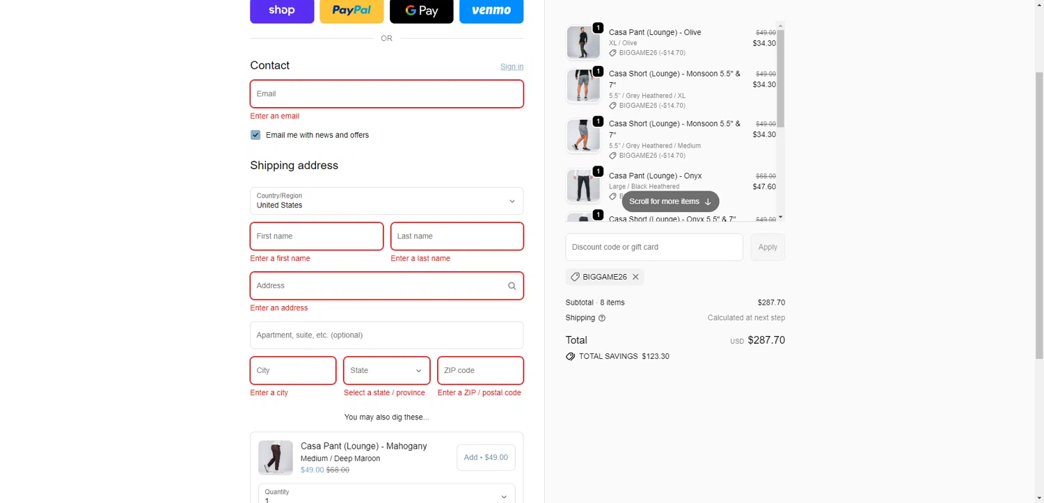 Wowie checkout page showing Wowie discount code box | Screenshot taken by SimplyCodes community member on Feb 7, 2026