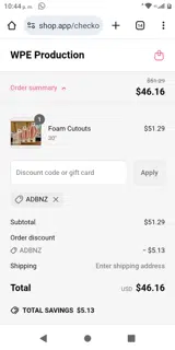 ADBNZ coupon verification screenshot