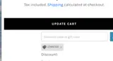 Wraith coupon verification screenshot