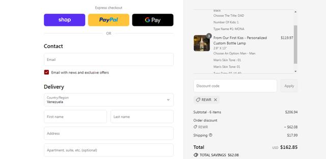 Wrappiness checkout page showing Wrappiness discount code box | Screenshot taken by SimplyCodes community member on Sep 13, 2025