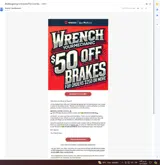 Wrench coupon verification screenshot
