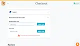 ThankYou10 coupon verification screenshot