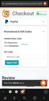 TheNegotiator coupon verification screenshot