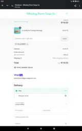 Whiskey River Soap Co. coupon verification screenshot