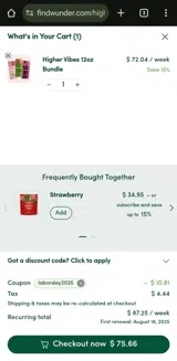 LABORDAY2025 coupon verification screenshot