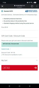 Wl-126 coupon verification screenshot