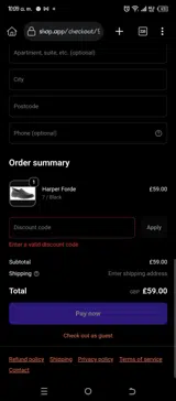 AFFSK5 coupon verification screenshot
