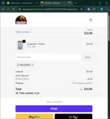 WILSON5% coupon verification screenshot