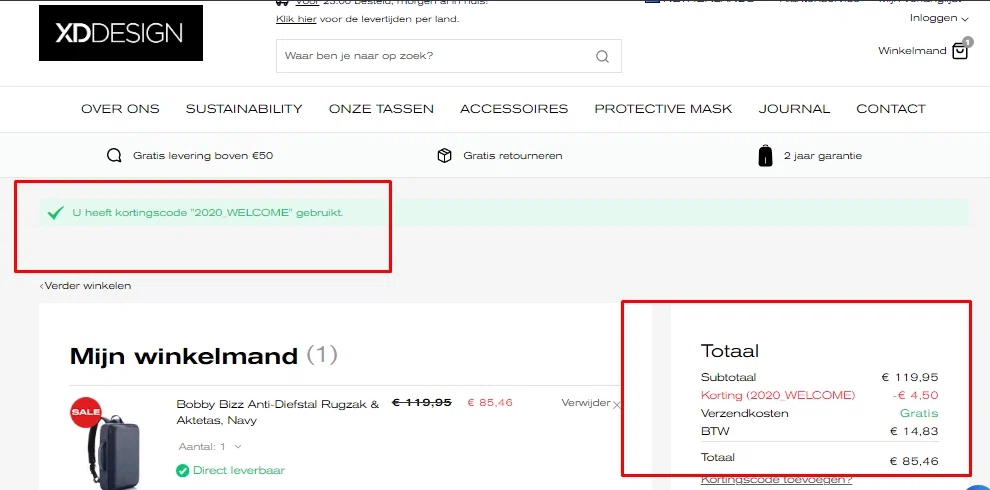 XD Design checkout page showing XD Design promo code box | Screenshot taken by SimplyCodes community member on Mar 17, 2021