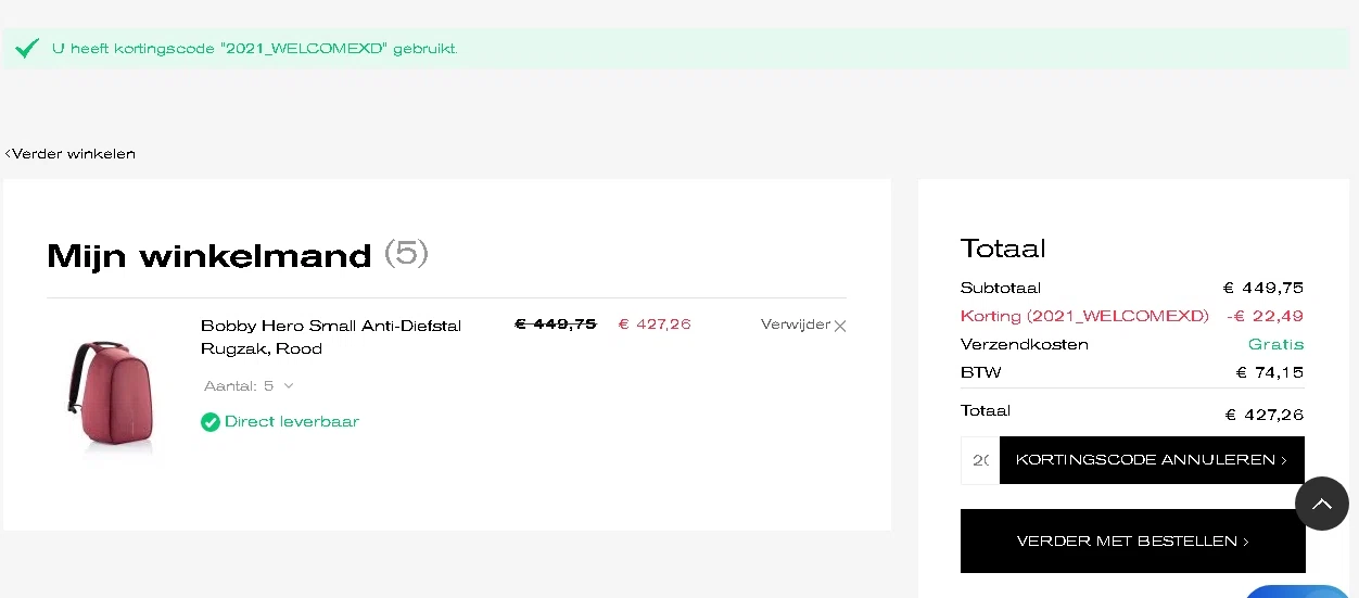 XD Design checkout page showing XD Design promo code box | Screenshot taken by SimplyCodes community member on Mar 22, 2021