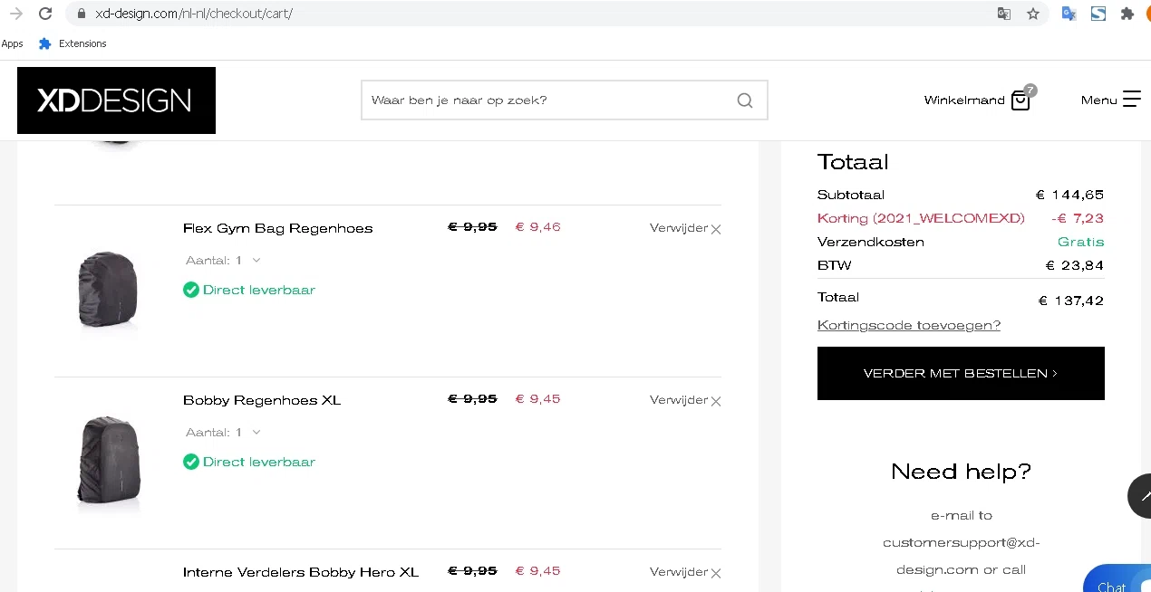 XD Design checkout page showing XD Design promo code box | Screenshot taken by SimplyCodes community member on Mar 29, 2021