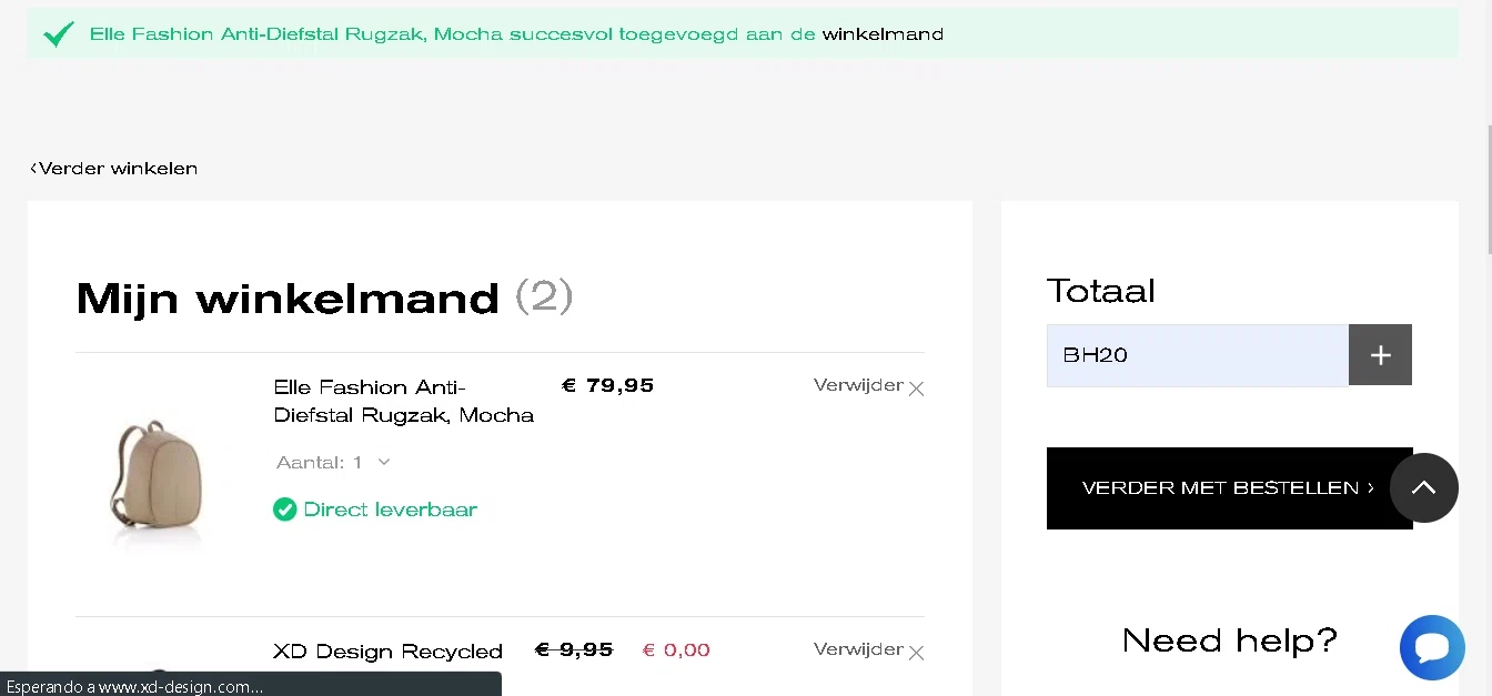 XD Design checkout page showing XD Design promo code box | Screenshot taken by SimplyCodes community member on Apr 13, 2021