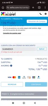 SUMMER25 coupon verification screenshot