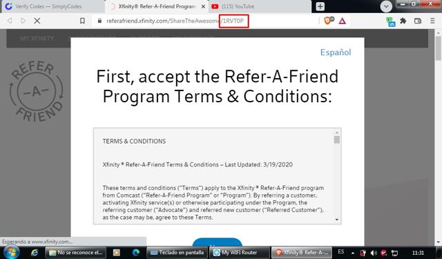 Xfinity checkout page showing Xfinity promo code box | Screenshot taken by SimplyCodes community member on Jun 24, 2022