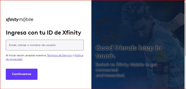 Xfinity Mobile checkout page showing Xfinity Mobile promo code box | Screenshot taken by SimplyCodes community member on Nov 1, 2023