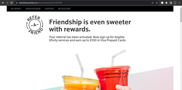 Xfinity Mobile checkout page showing Xfinity Mobile promo code box | Screenshot taken by SimplyCodes community member on Oct 13, 2023