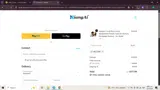 Welcome coupon verification screenshot
