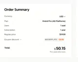 BIGGERPLATE coupon verification screenshot