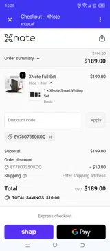 8Y78O735OKOQ coupon verification screenshot