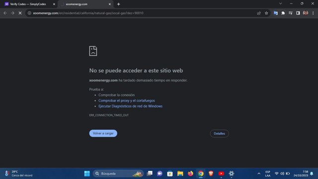 Xoom Energy checkout page showing Xoom Energy promo code box | Screenshot taken by SimplyCodes community member on Oct 24, 2023