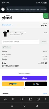 FREE coupon verification screenshot