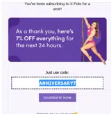 Xpole Us coupon verification screenshot
