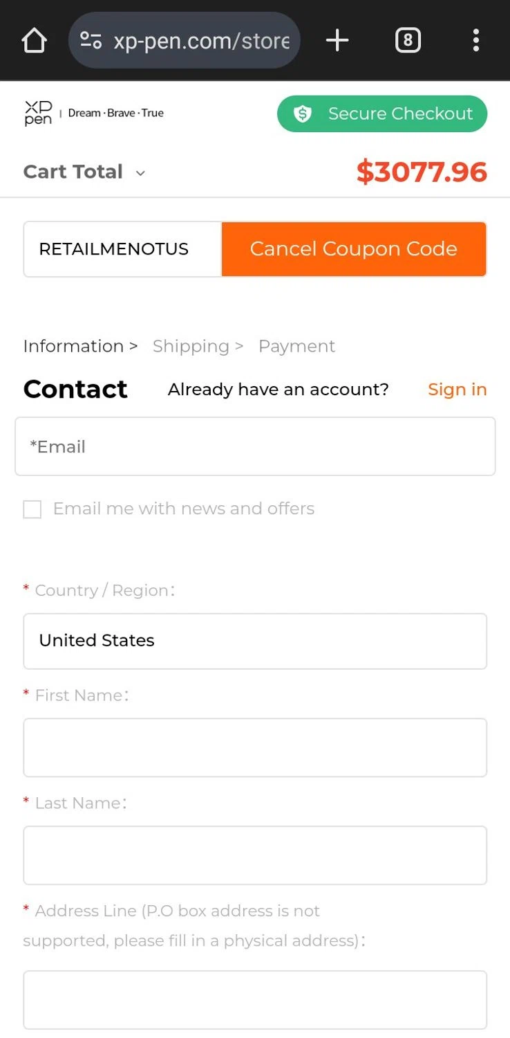 how to use XPPen coupons
