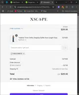 WELCOME10 coupon verification screenshot