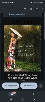 SPRING20 coupon verification screenshot
