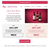 MB20 coupon verification screenshot