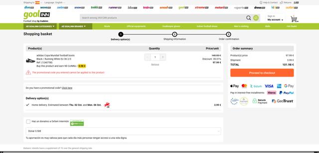 Xtremeinn checkout page showing Xtremeinn promo code box | Screenshot taken by SimplyCodes community member on Sep 26, 2025