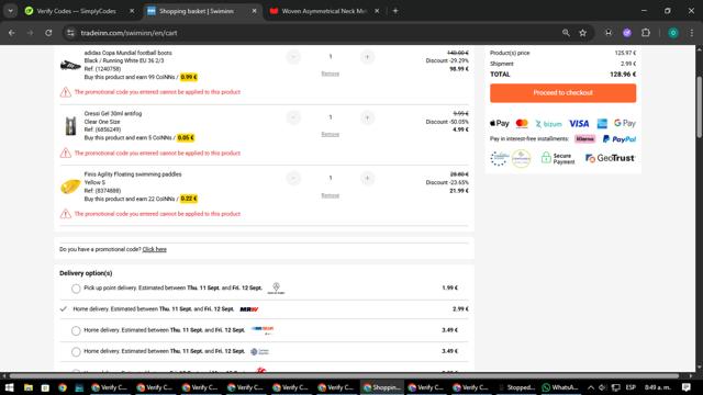 Xtremeinn checkout page showing Xtremeinn promo code box | Screenshot taken by SimplyCodes community member on Sep 7, 2025