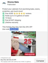 HOLIDAY25 coupon verification screenshot