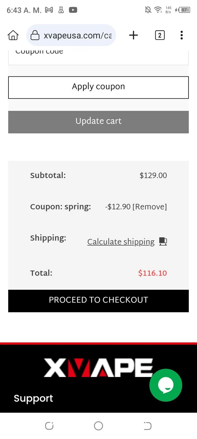 how to use XVAPE coupons