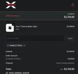 NEWSLETTER10 coupon verification screenshot