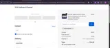 XVX/Womier Keyboard coupon verification screenshot