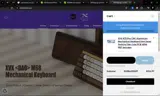 XVX/Womier Keyboard coupon verification screenshot