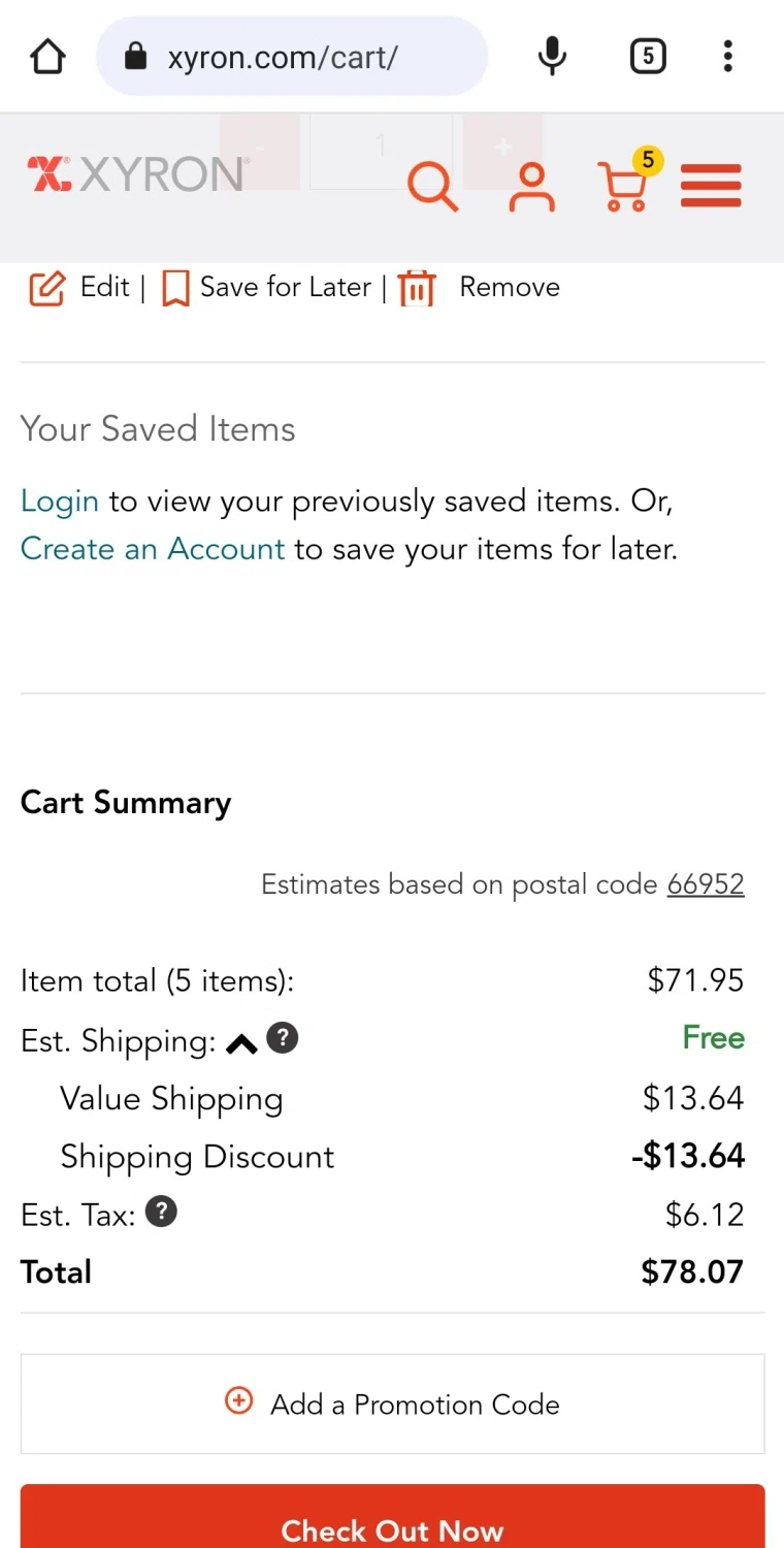 how to use Xyron coupons