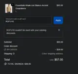 ROFU10 coupon verification screenshot