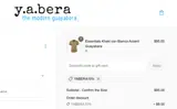 YABERA10% coupon verification screenshot