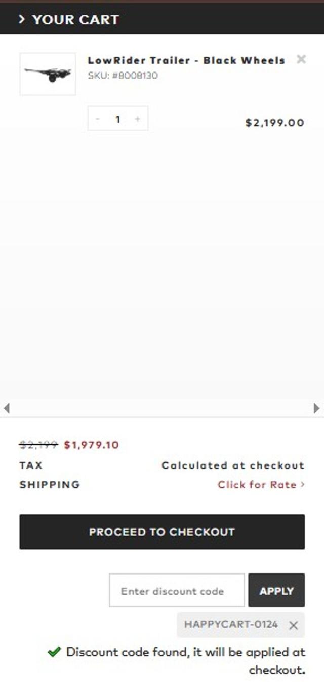 Yakima checkout page showing Yakima discount code box | Screenshot taken by SimplyCodes community member on Sep 15, 2025
