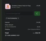 ZEUSTHEMINPIN coupon verification screenshot