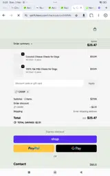 Cava9 coupon verification screenshot