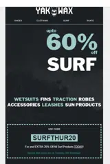 SURFTHUR20 coupon verification screenshot
